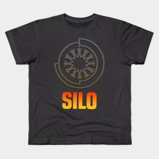 Silo emblem, Tv Series Rebecca Ferguson as Juliette Nichols fan works garphic design bay ironpalette Kids T-Shirt